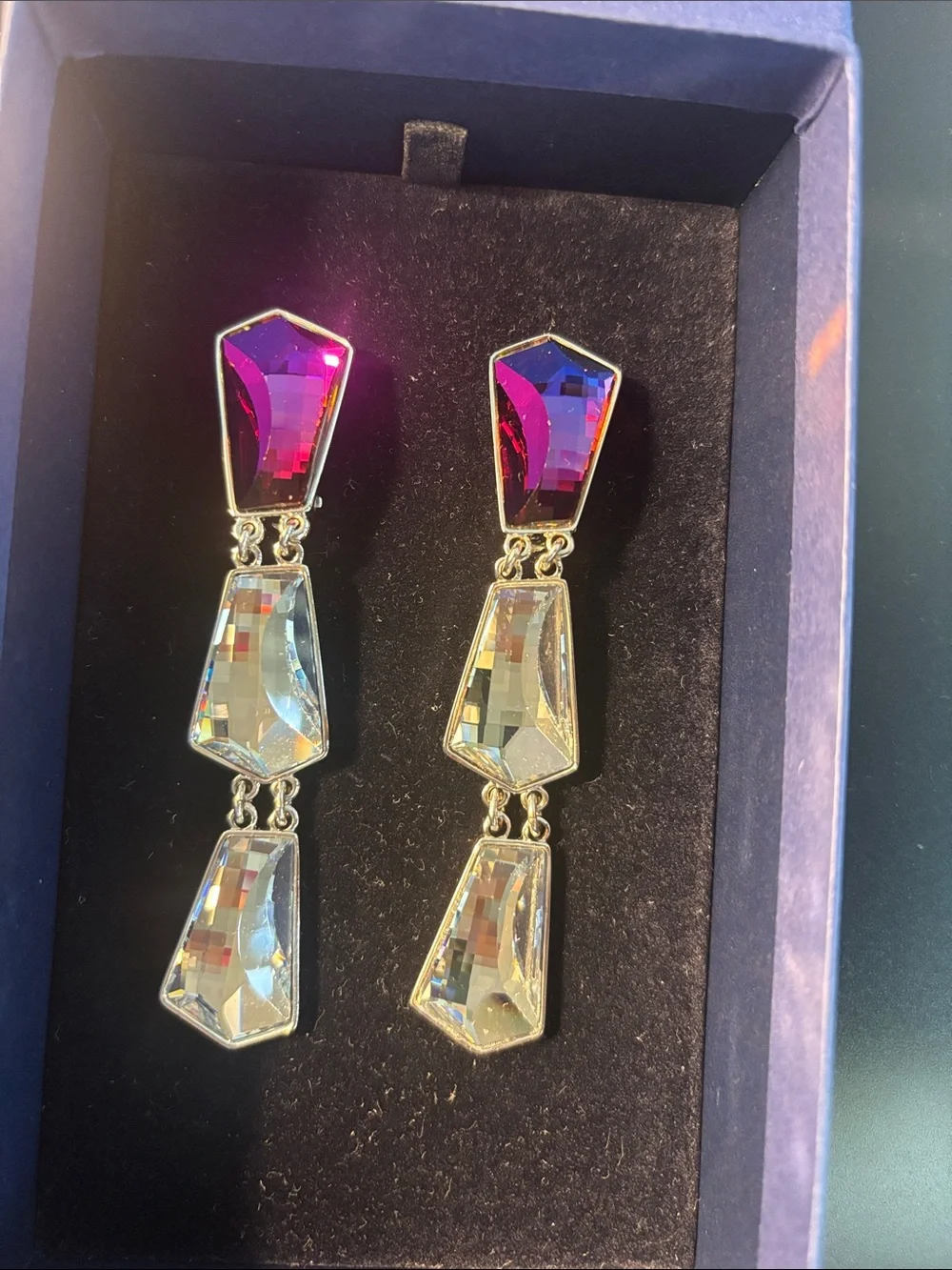 Amazing Vintage Authentic Swarovski Statement necklace and earrings.